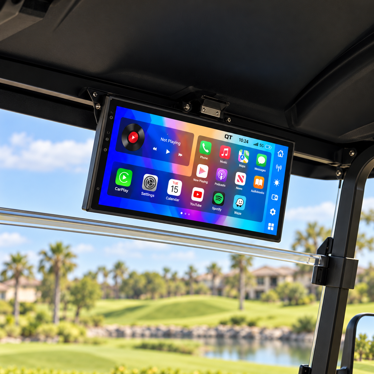 GPS Multimedia Screen for Denago EV carts – Fourbuy Cart Co.