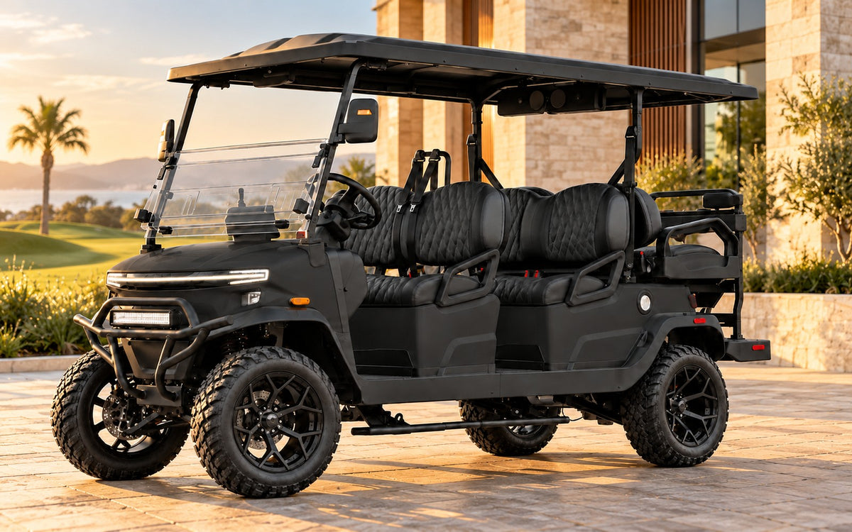 Denago Rover XL-6 electric golf cart – 4 + 2 seats