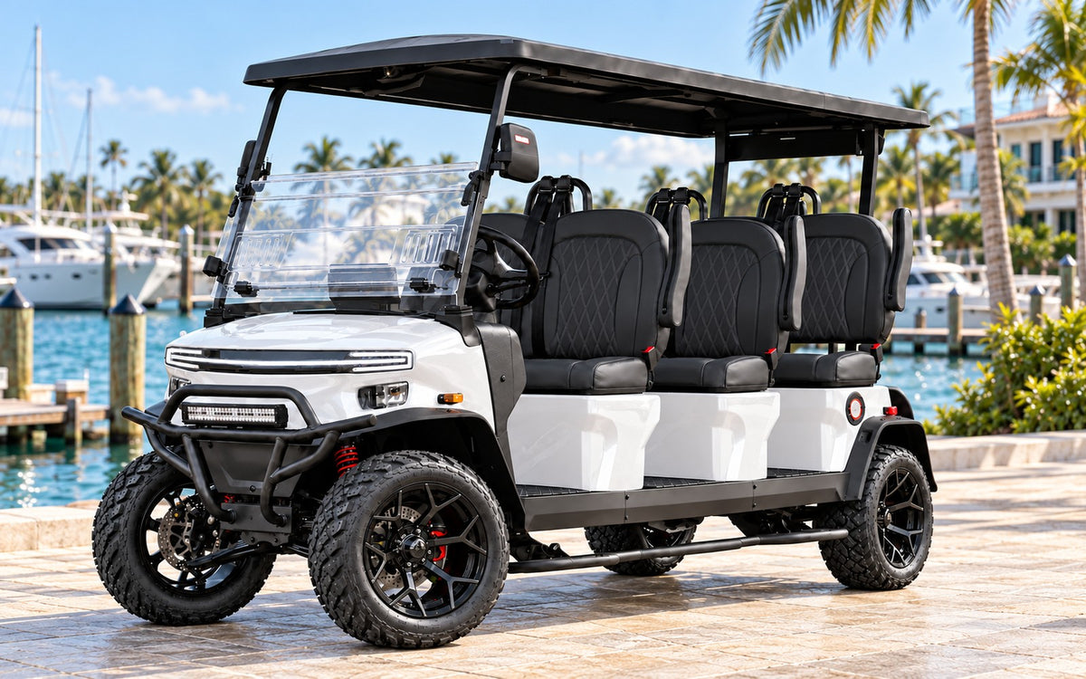 Denago Rover XXL electric golf cart – 6 seats