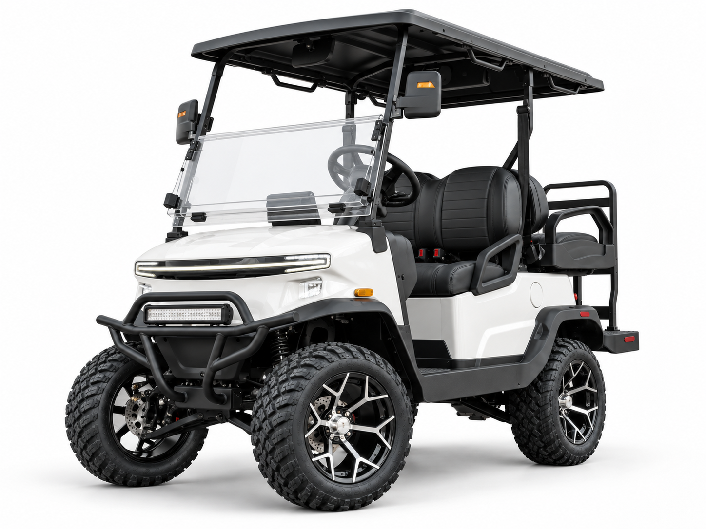 Denago Nomad XL in White with silver rims