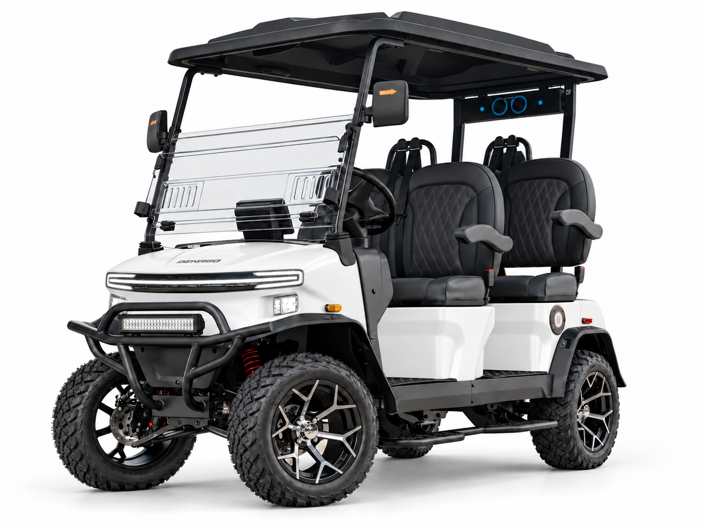 Denago Rover XL in White with silver rims