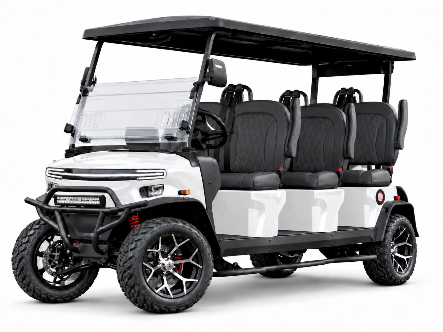Denago Rover XXL in White with silver rims